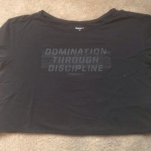 Reebok crossfit Crop top tee